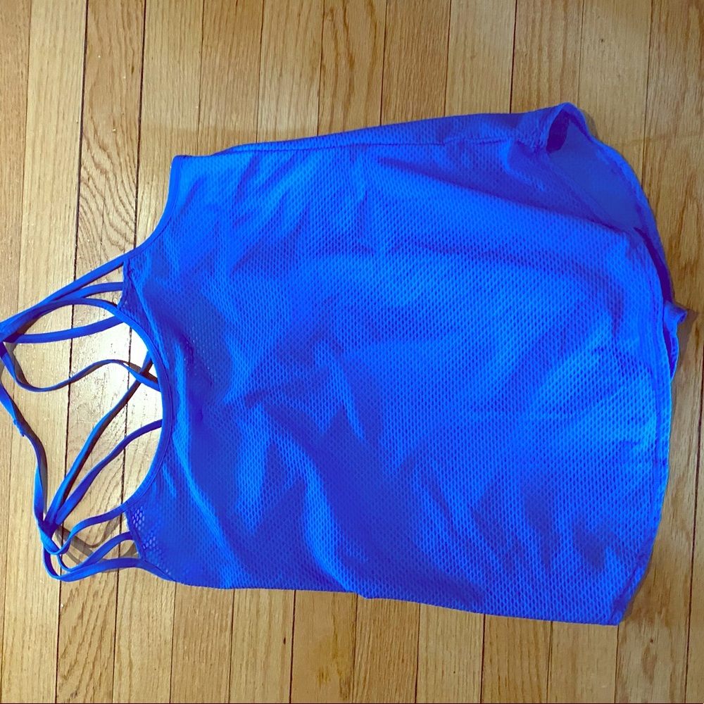 Athleta tank with straps size M